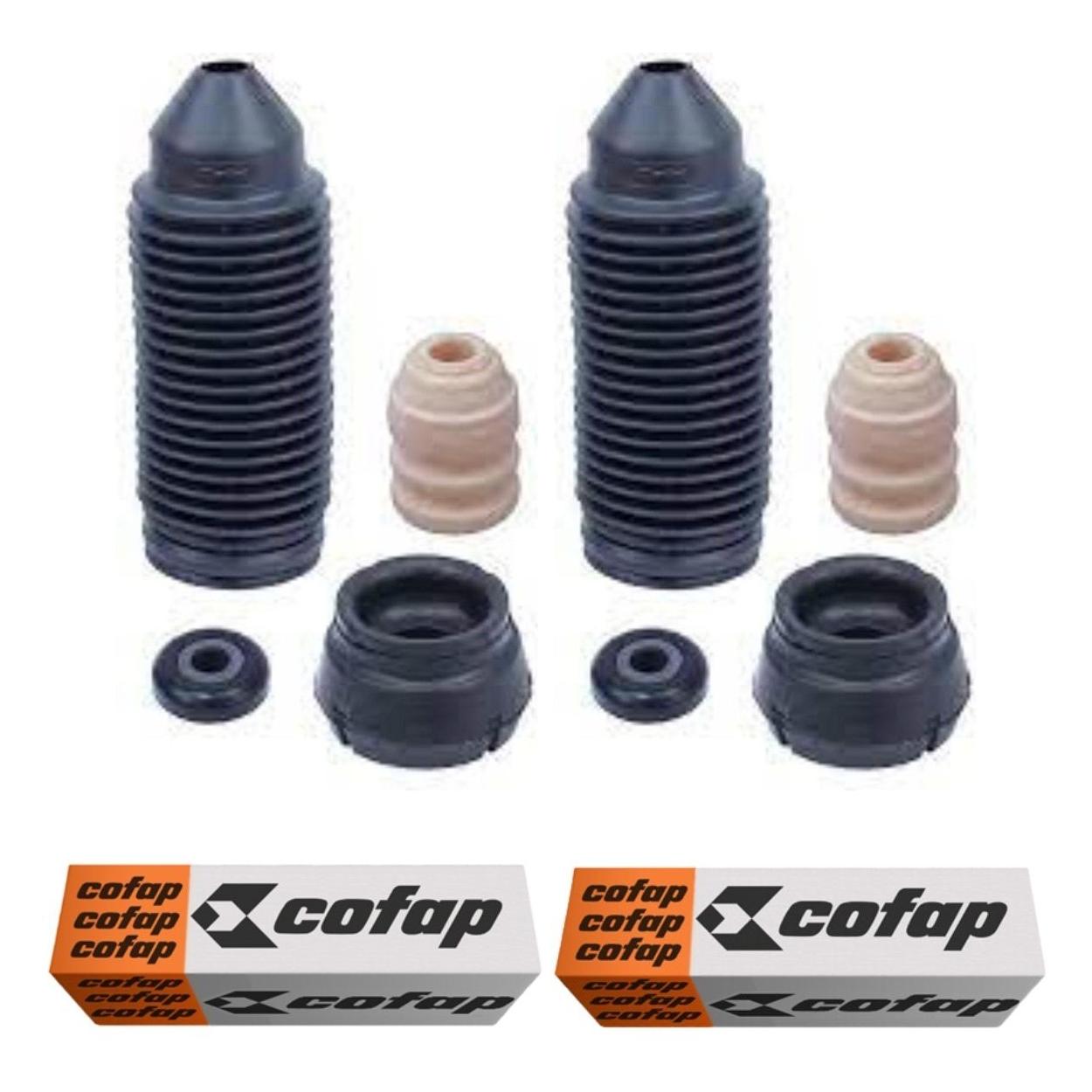 Par Kit do Amortecedor Batente Coifa Coxim Rolamento Dianteiro - Cofap - Tkc01116