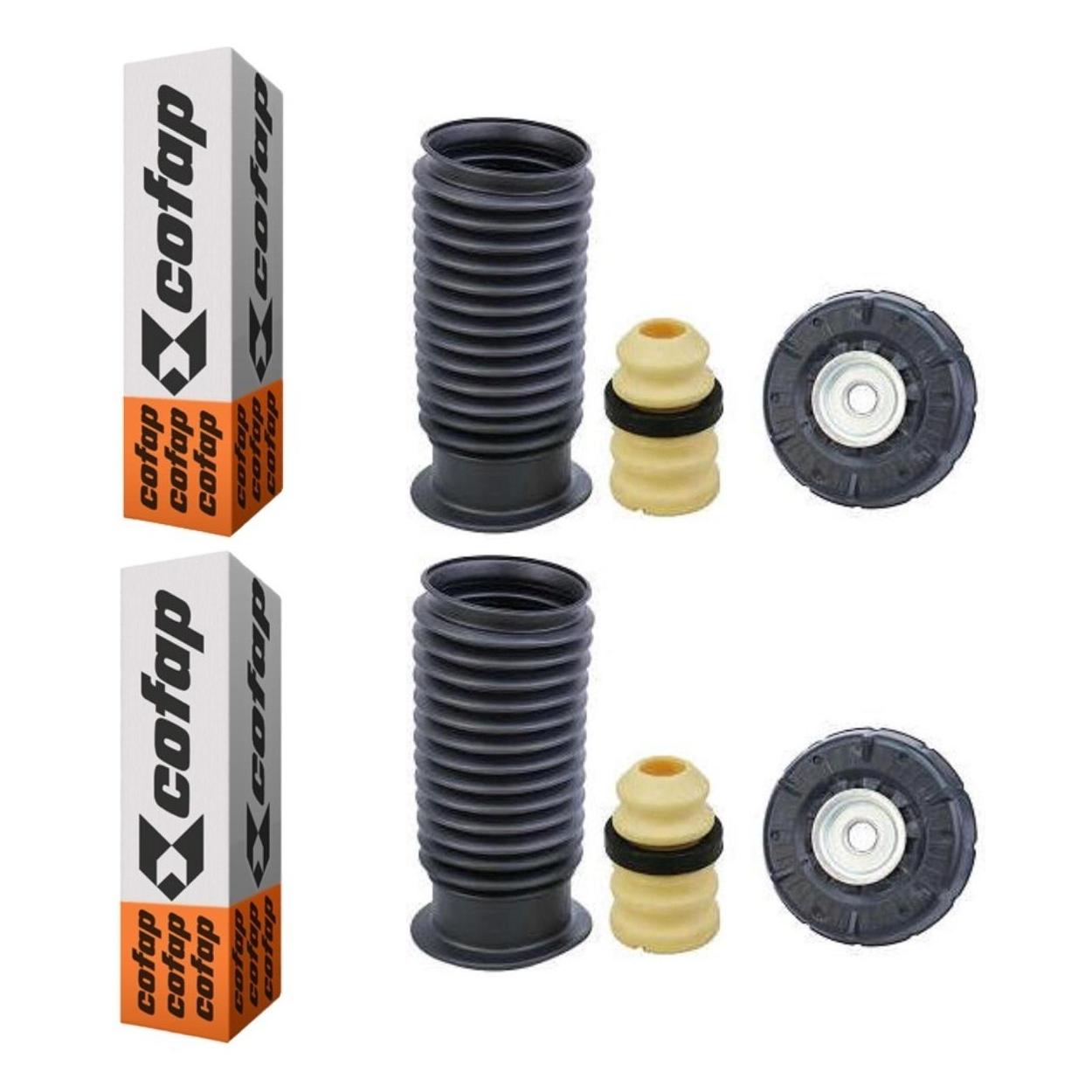 Par Kit do Amortecedor Batente Coifa Coxim Rolamento Dianteiro - Cofap - Tkc04122
