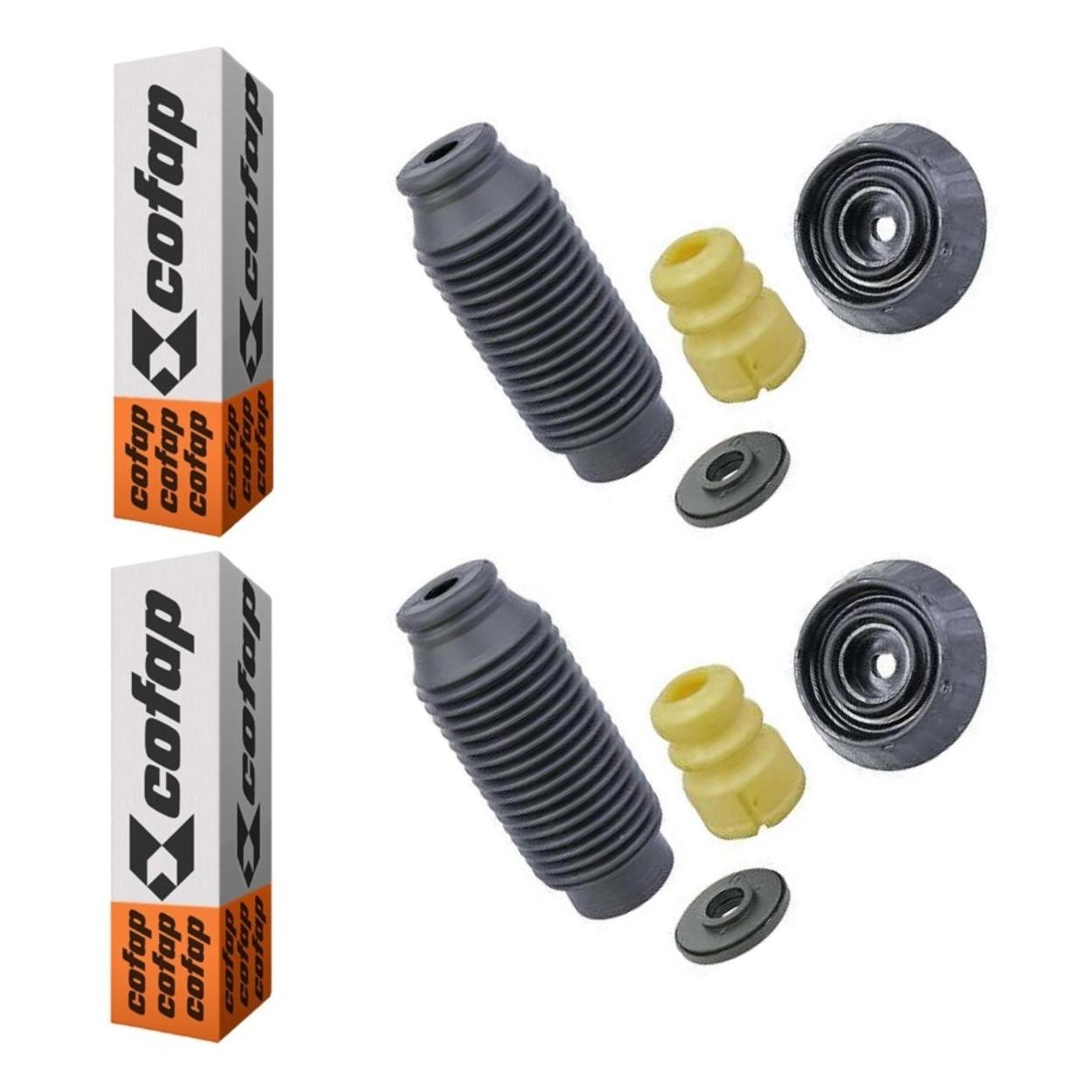 Par Kit do Amortecedor Batente Coifa Coxim Rolamento Dianteiro - Cofap - Tkc33002