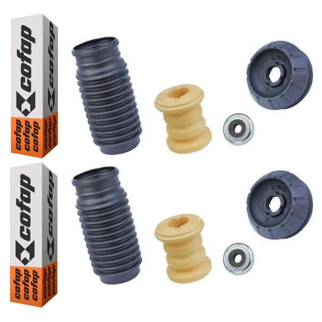 Par Kit do Amortecedor Batente Coifa Coxim Rolamento Dianteiro - Cofap - Tkc29002