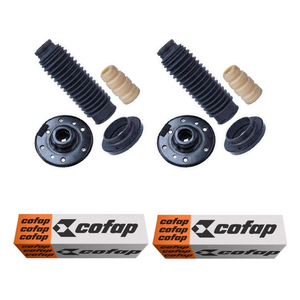 Par Kit do Amortecedor Rolamento Batente Coifa Coxim Dianteiro - Cofap - Tkc04123
