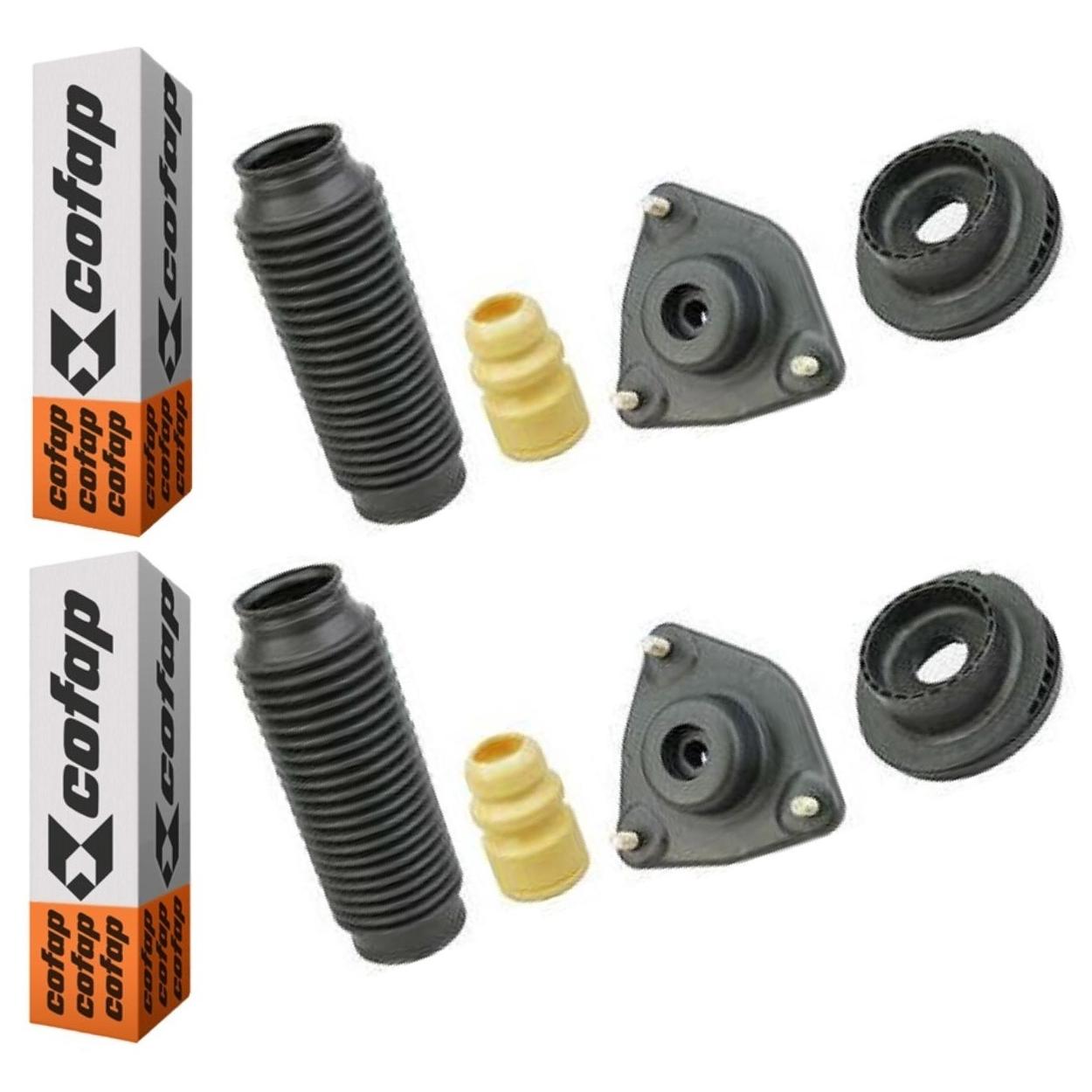 Par Kit do Amortecedor Batente Coifa Coxim Rolamento Dianteiro - Cofap - Tkc33004