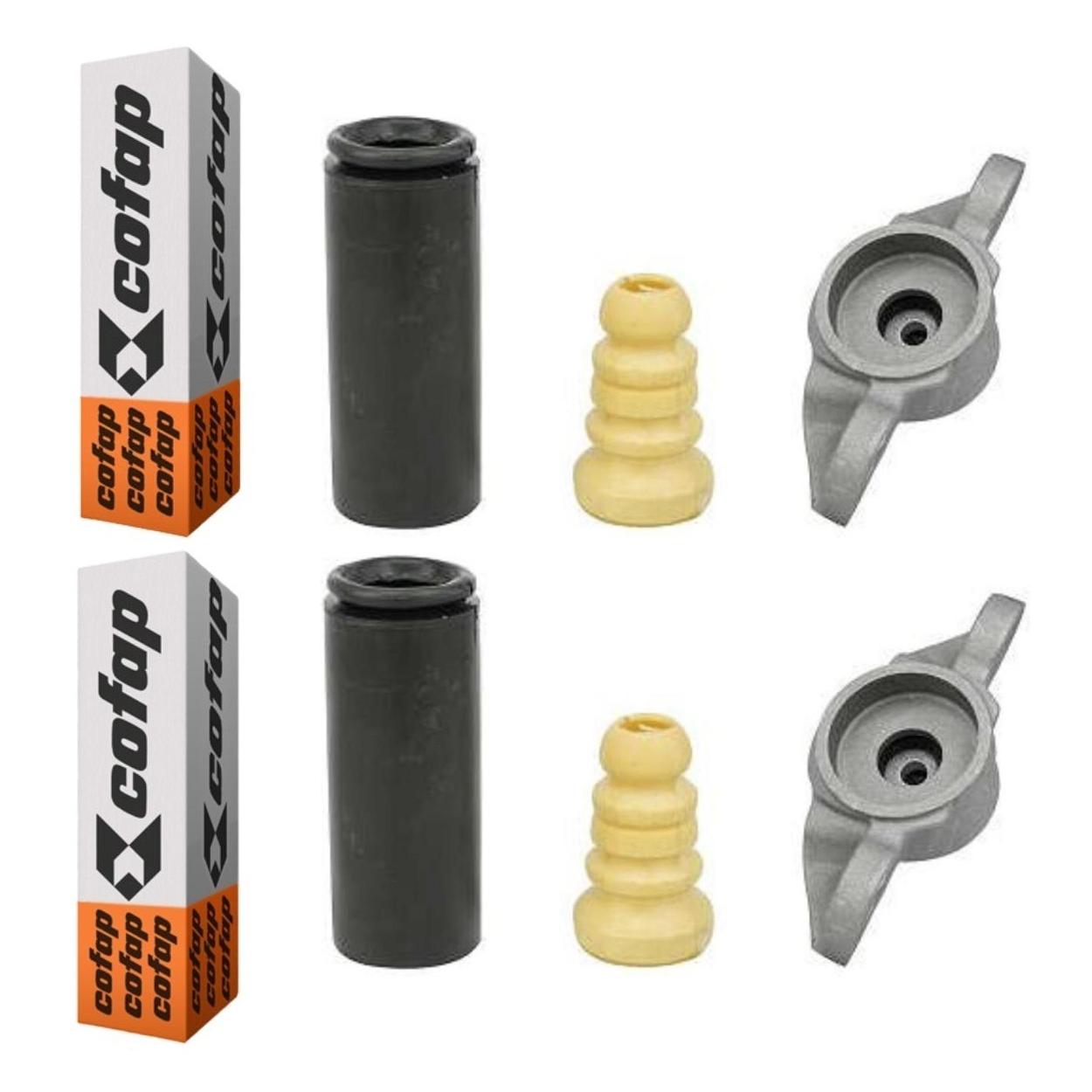 Par Kit do Amortecedor Batente Coifa Coxim Traseiro - Cofap - Tkc08121