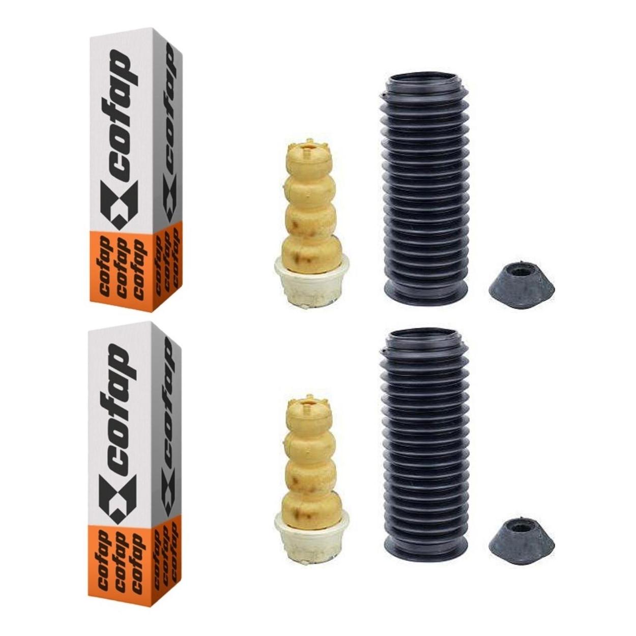 Par Kit do Amortecedor Batente Coifa Coxim Traseiro - Cofap - Tkc03131