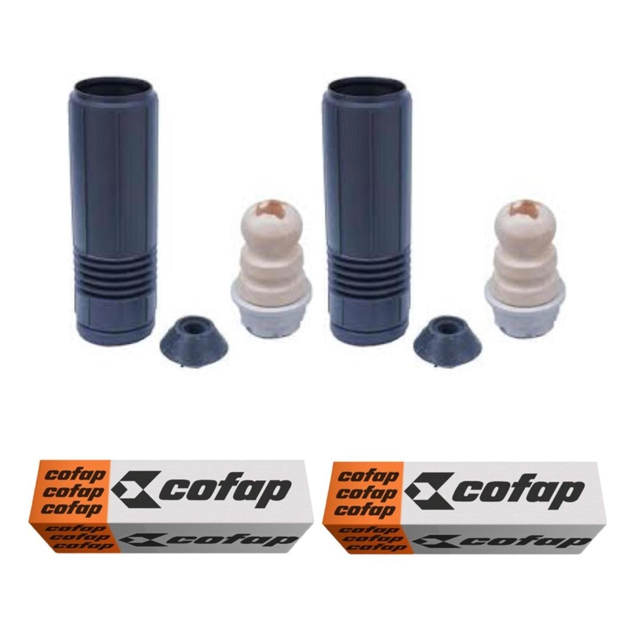 Par Kit do Amortecedor Batente Coifa Coxim Traseiro - Cofap - Tkc03129