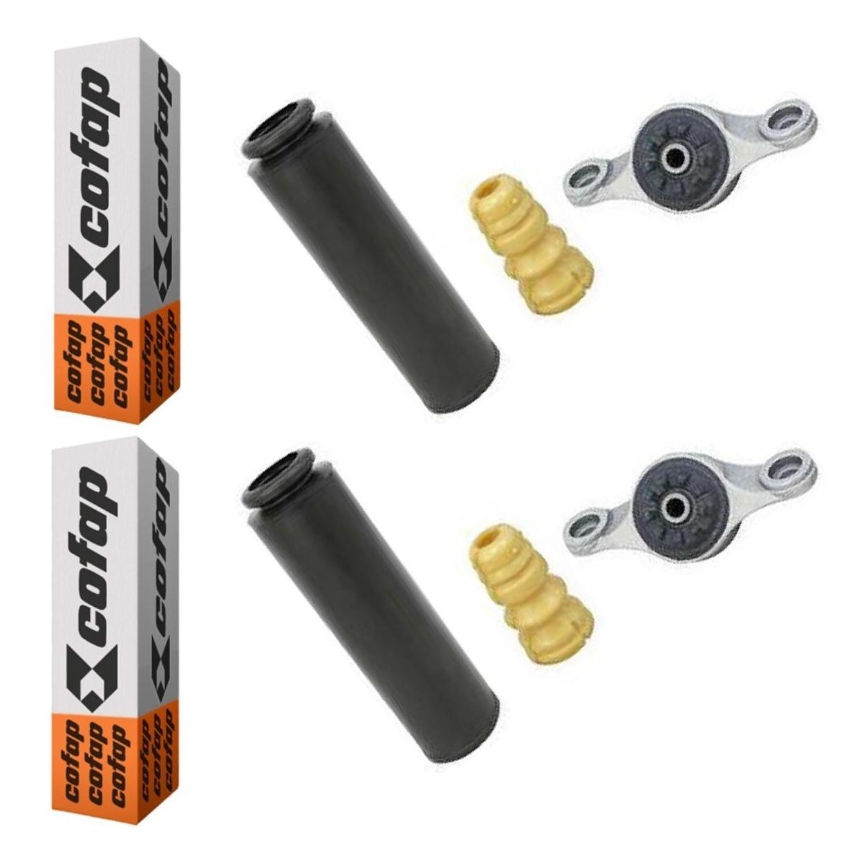 Par Kit do Amortecedor Batente Coifa Coxim Traseiro - Cofap - Tkc32109
