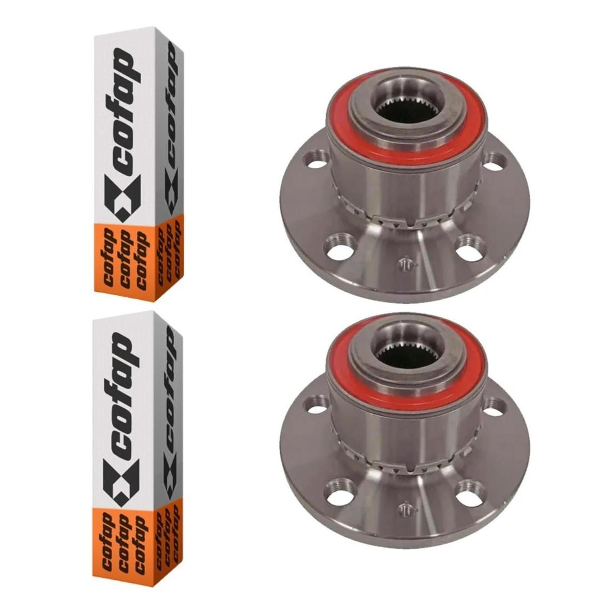 Par Cubo Roda 5 Furos Rolamento Dianteiro - Cofap - Crc01009