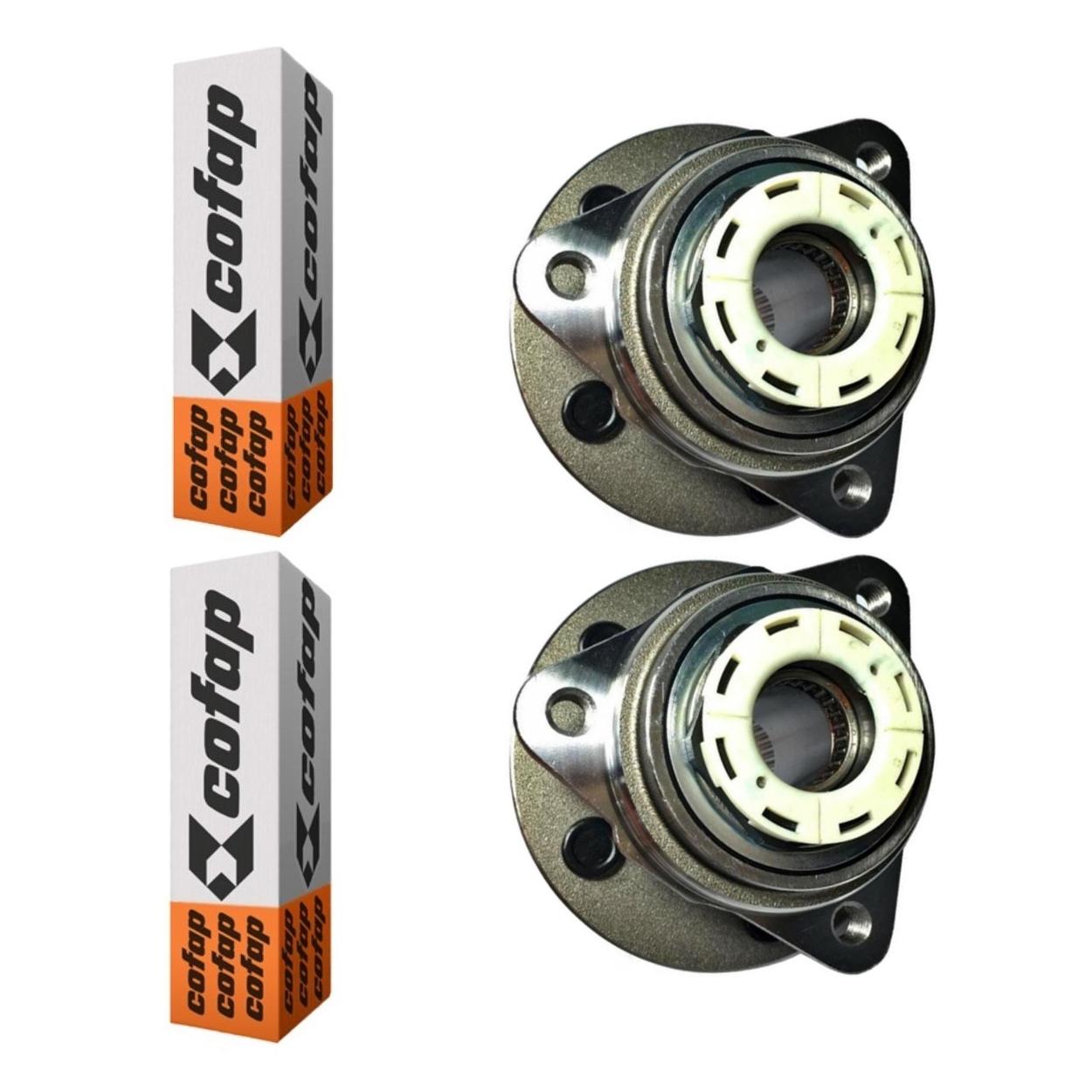 Par Cubo Roda 5 Furos Rolamento Dianteiro - Cofap - Crc08004