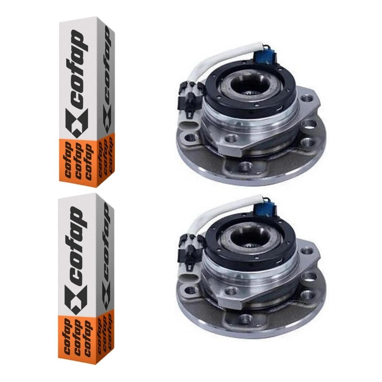Par Cubo Roda 5 Furos Rolamento Abs Dianteiro - Cofap - Crc04011