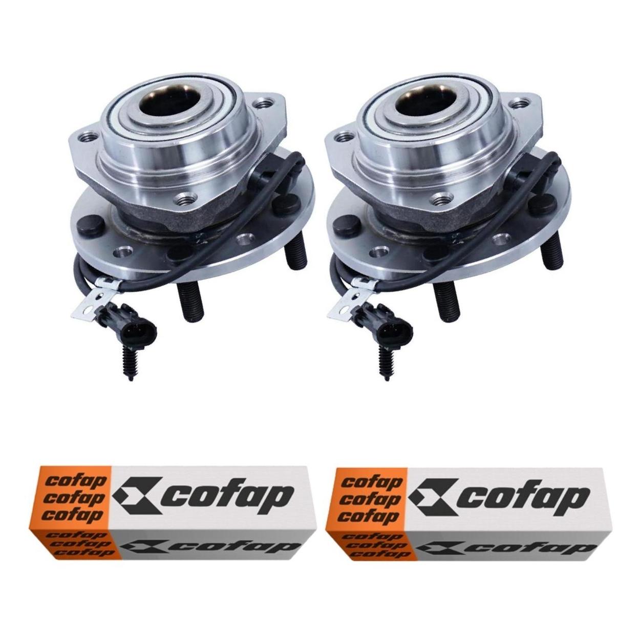 Par Cubo Roda 5 Furos Rolamento Abs Dianteiro - Cofap - Crc04012