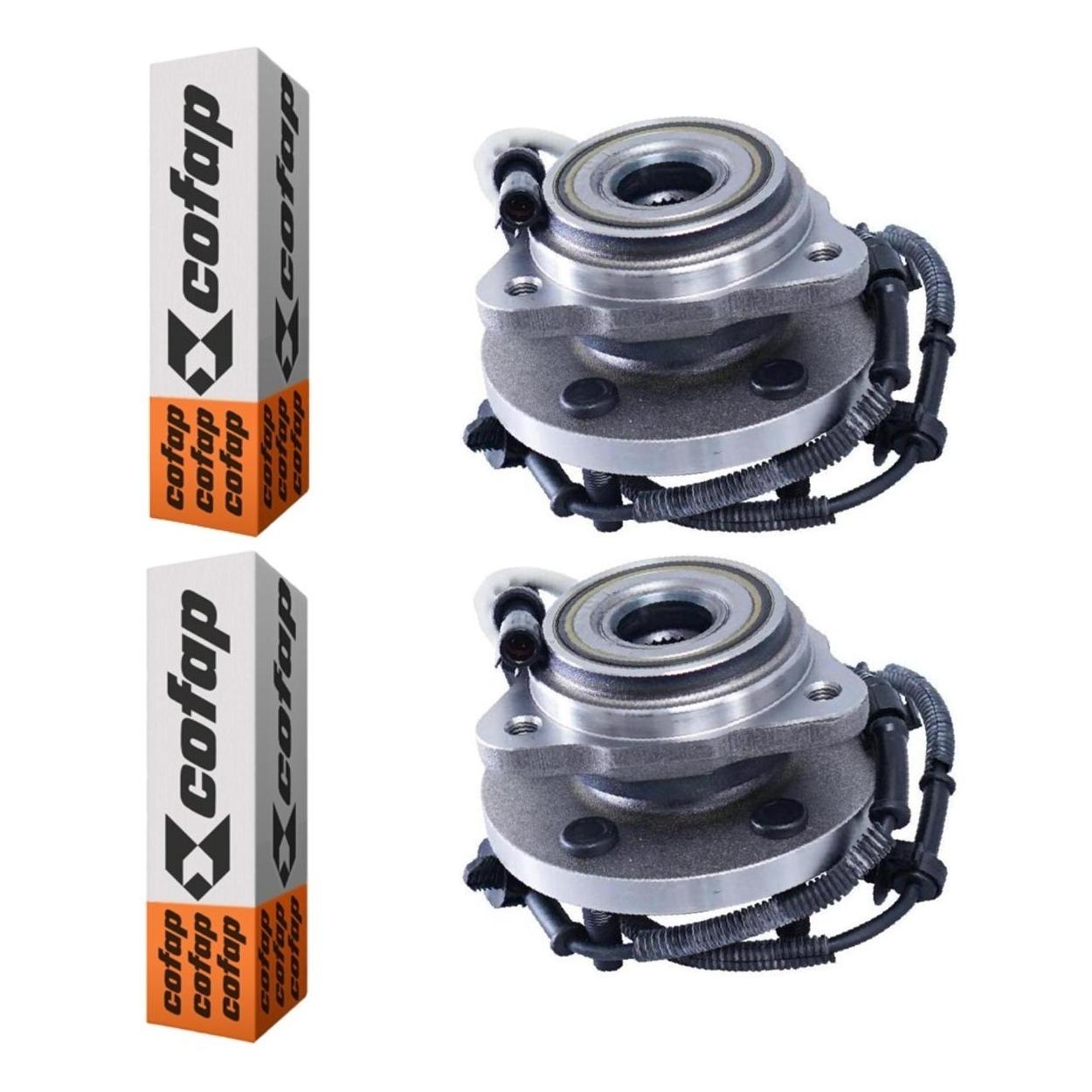 Par Cubo Roda 5 Furos Rolamento Abs Dianteiro - Cofap - Crc08006
