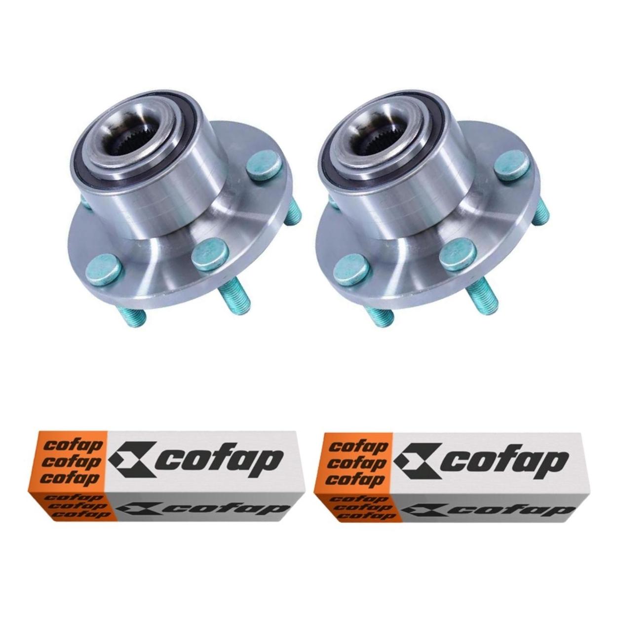Par Cubo Roda 5 Furos Rolamento Abs Dianteiro - Cofap - Crc08005