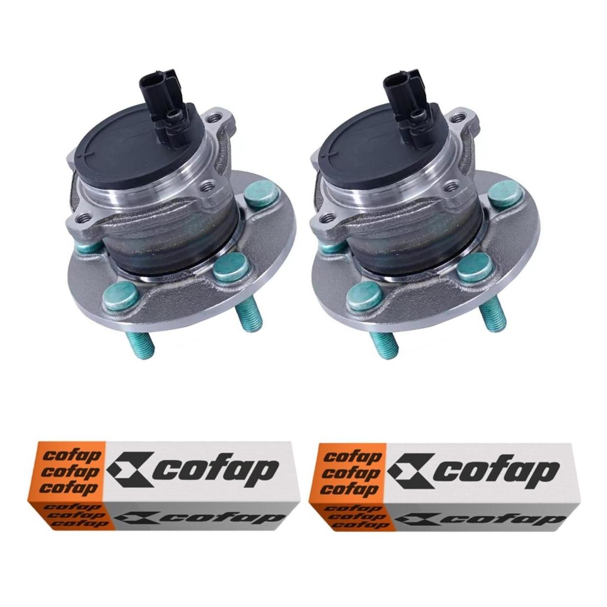 Par Cubo Roda 5 Furos Rolamento Abs Traseiro - Cofap - Crc08003