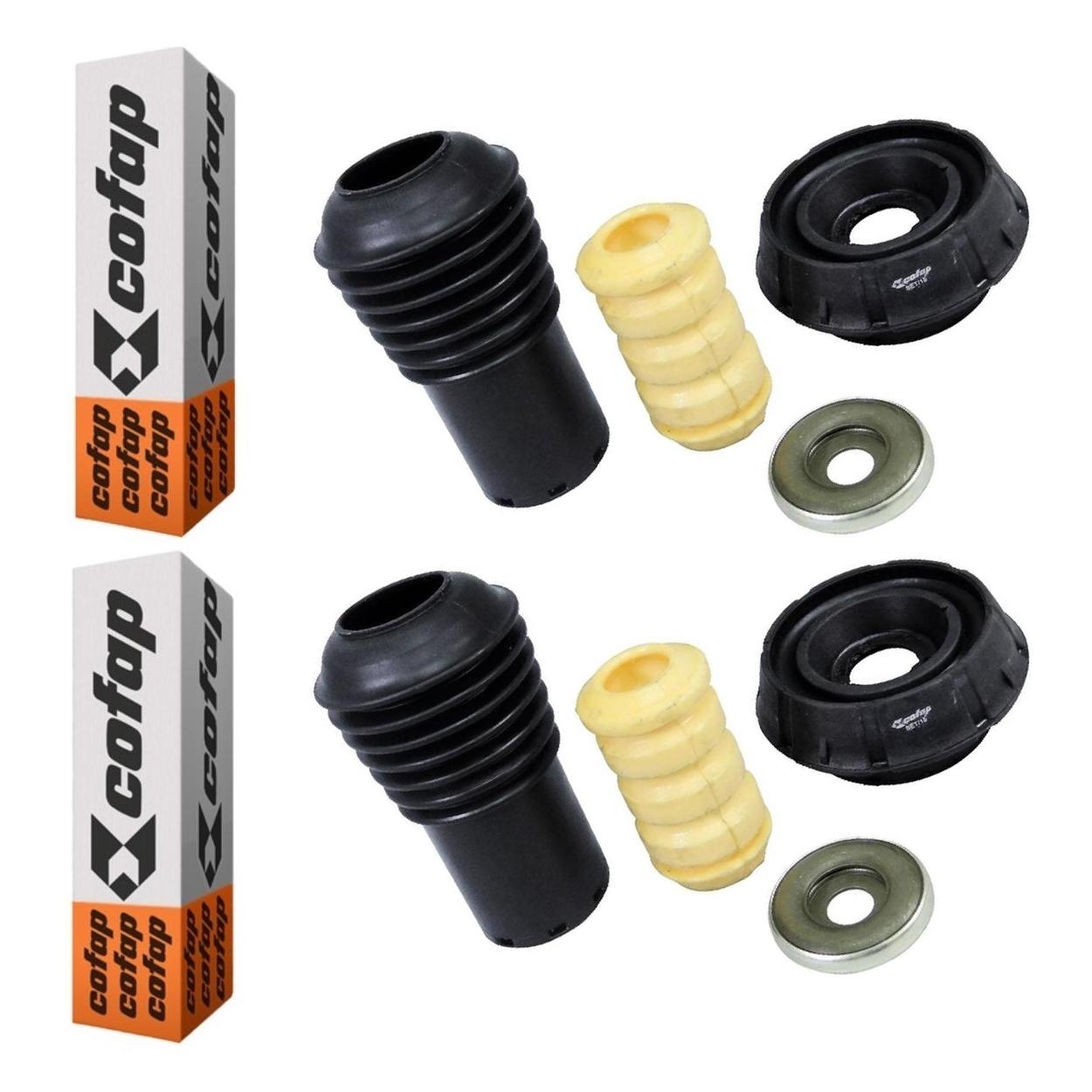 Par Kit do Amortecedor Batente Coifa Coxim Rolamento Dianteiro - Cofap - Tkc18103