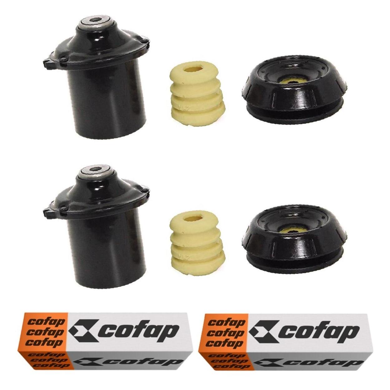 Par Kit do Amortecedor Rolamento Batente Coifa Coxim Dianteiro - Cofap - Tkc04105