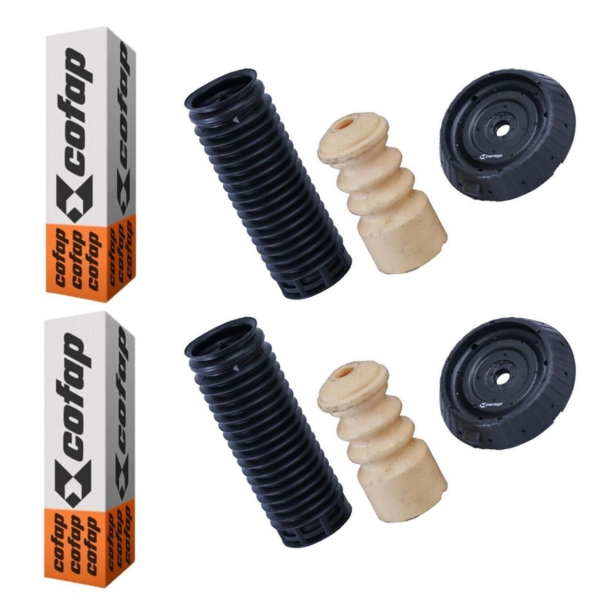 Par Kit do Amortecedor Batente Coifa Coxim Dianteiro - Cofap - Tkc08117