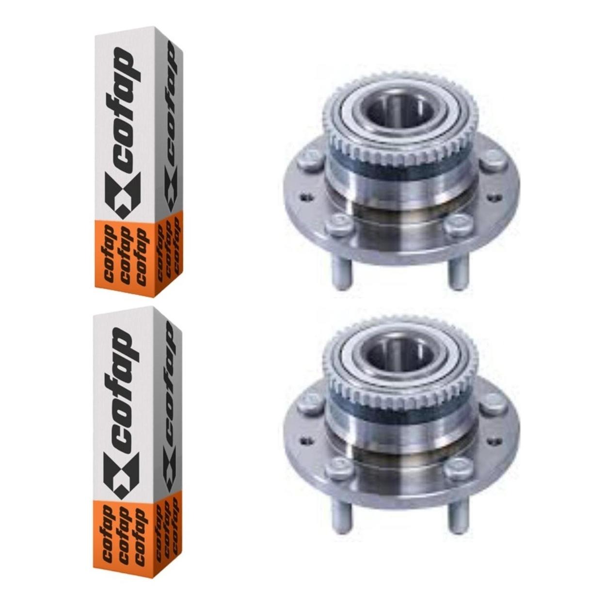 Par Cubo Roda Rolamento Abs Traseiro - Cofap - Crc08011