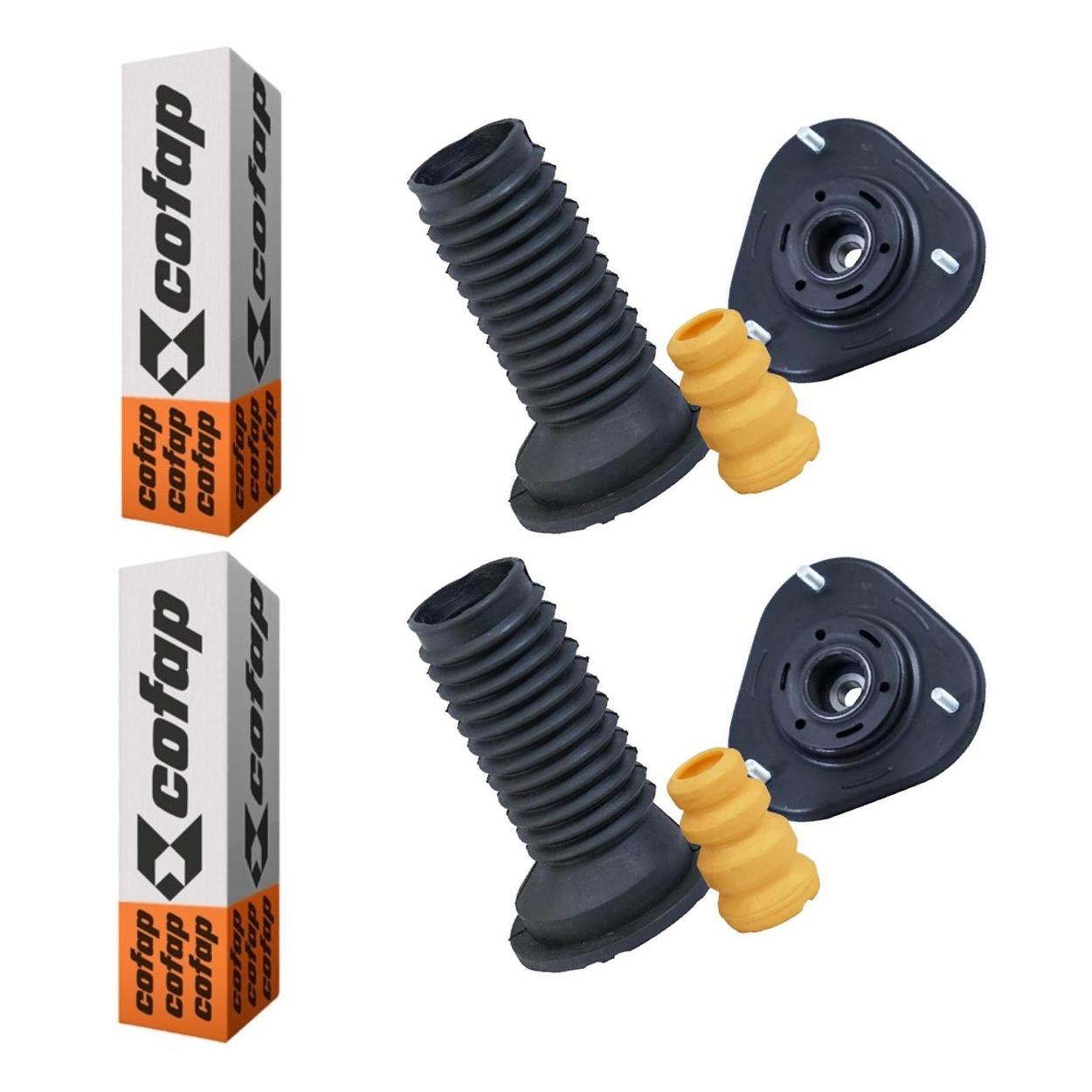 Par Kit do Amortecedor Rolamento Batente Coifa Coxim Dianteiro - Cofap - Tkc22001