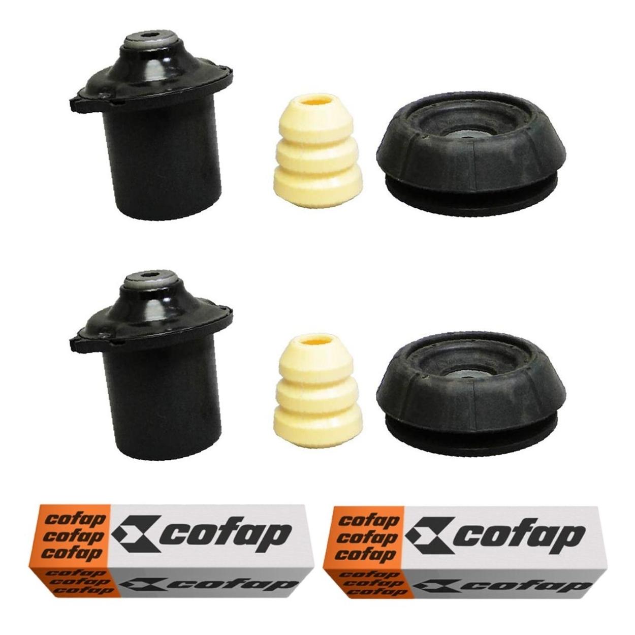 Par Kit do Amortecedor Rolamento Batente Coifa Coxim Dianteiro - Cofap - Tkc04112