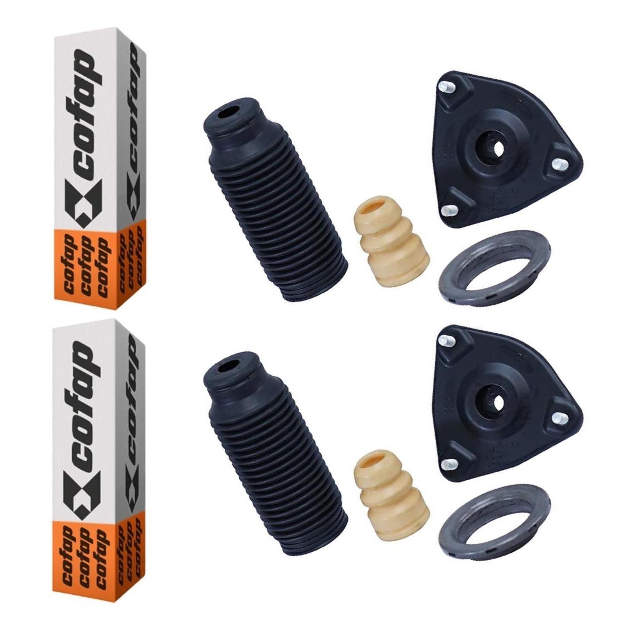 Par Kit do Amortecedor Rolamento Batente Coifa Coxim Dianteiro - Cofap - Tkc32103