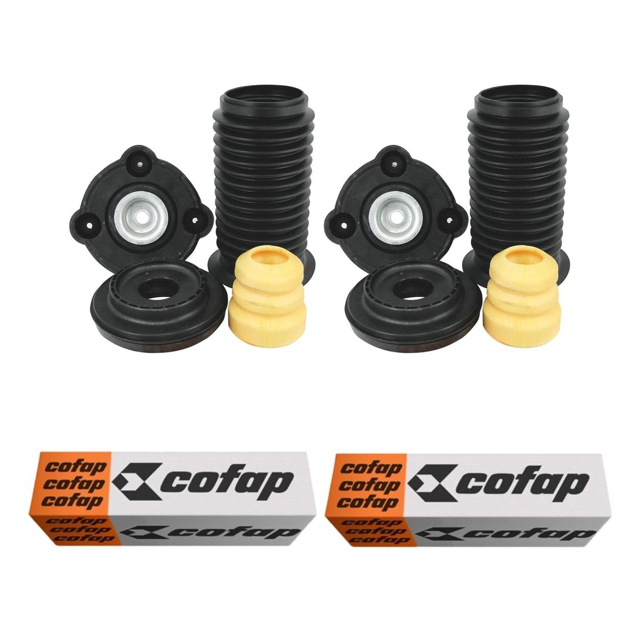 Par Kit do Amortecedor Rolamento Batente Coifa Coxim Dianteiro - Cofap - Tkc03118