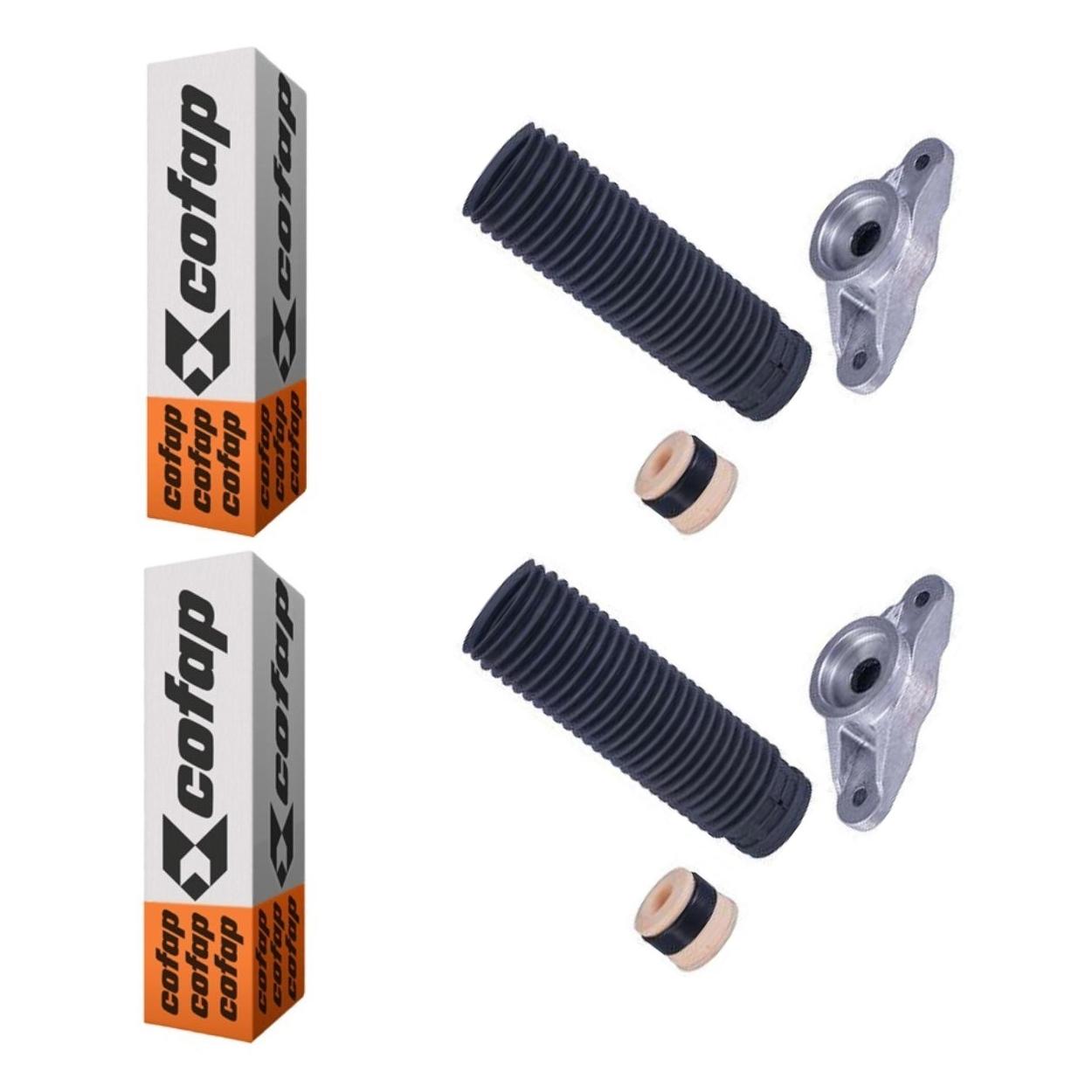 Par Kit do Amortecedor Batente Coifa Coxim Traseiro - Cofap - Tkc03126