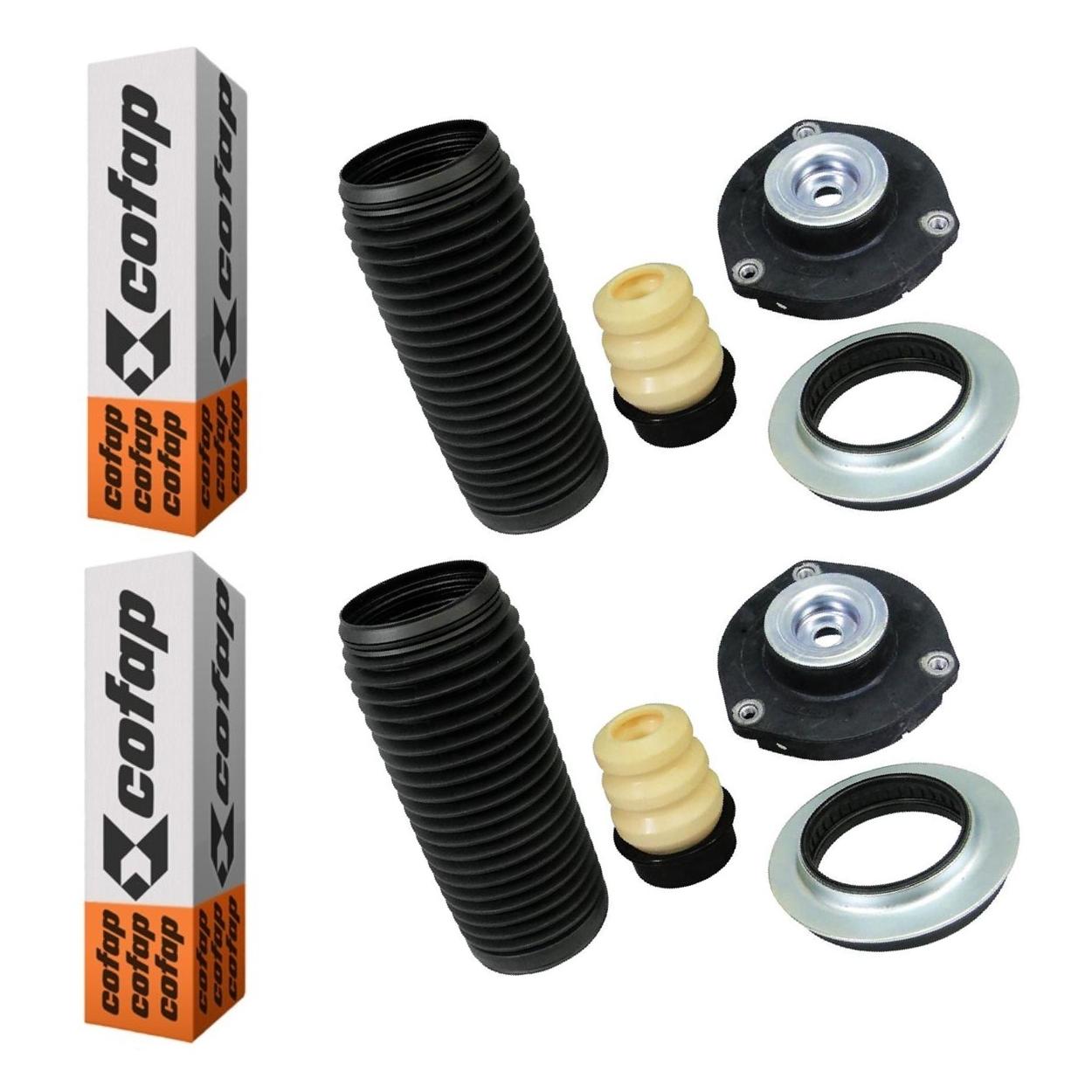 Par Kit do Amortecedor Rolamento Batente Coifa Coxim Dianteiro - Cofap - Tkc01110