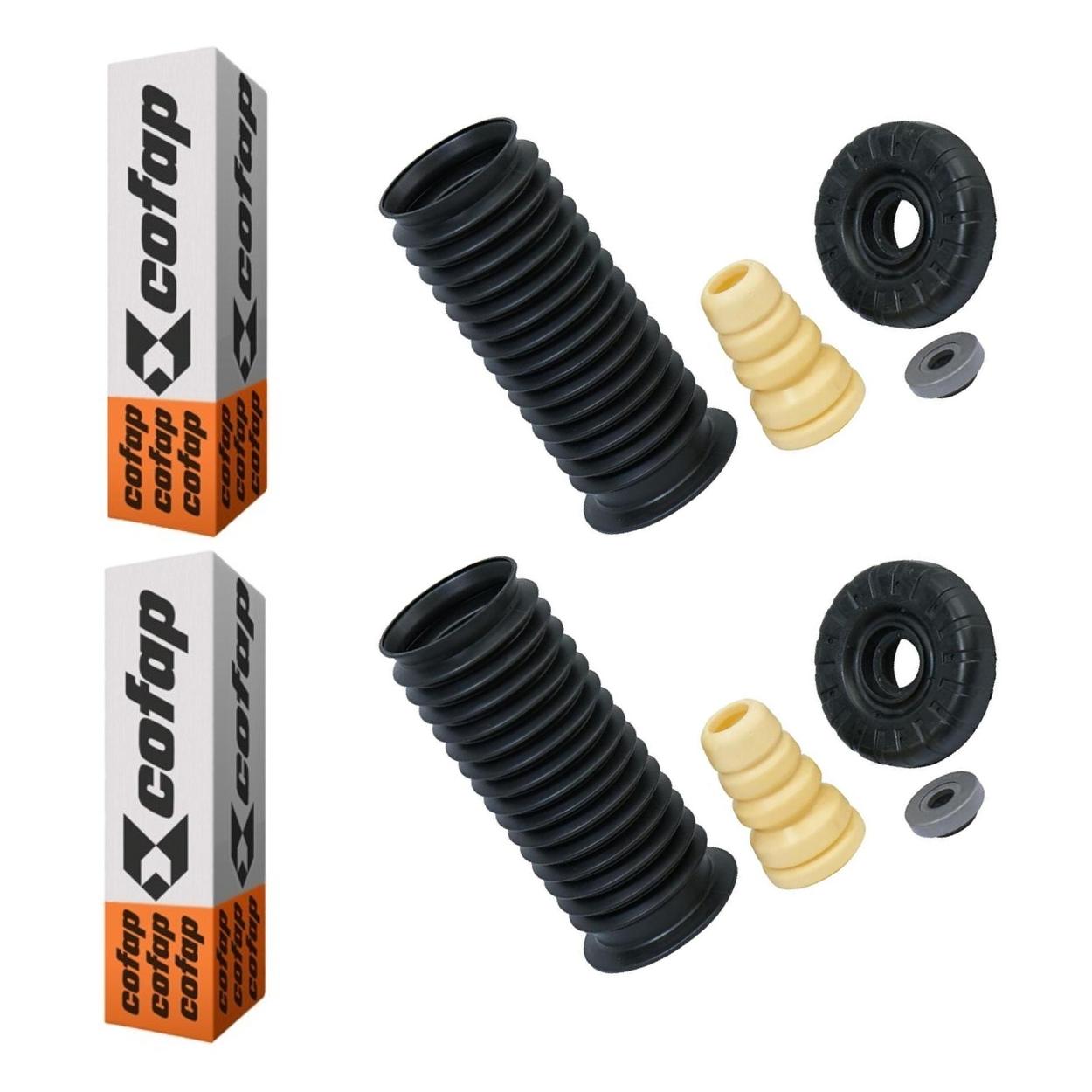 Par Kit do Amortecedor Rolamento Batente Coifa Coxim Dianteiro - Cofap - Tkc04114