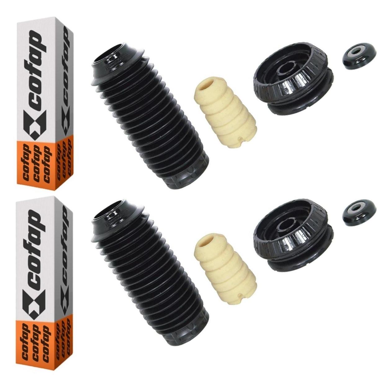 Par Kit do Amortecedor Rolamento Batente Coifa Coxim Dianteiro - Cofap - Tkc08104
