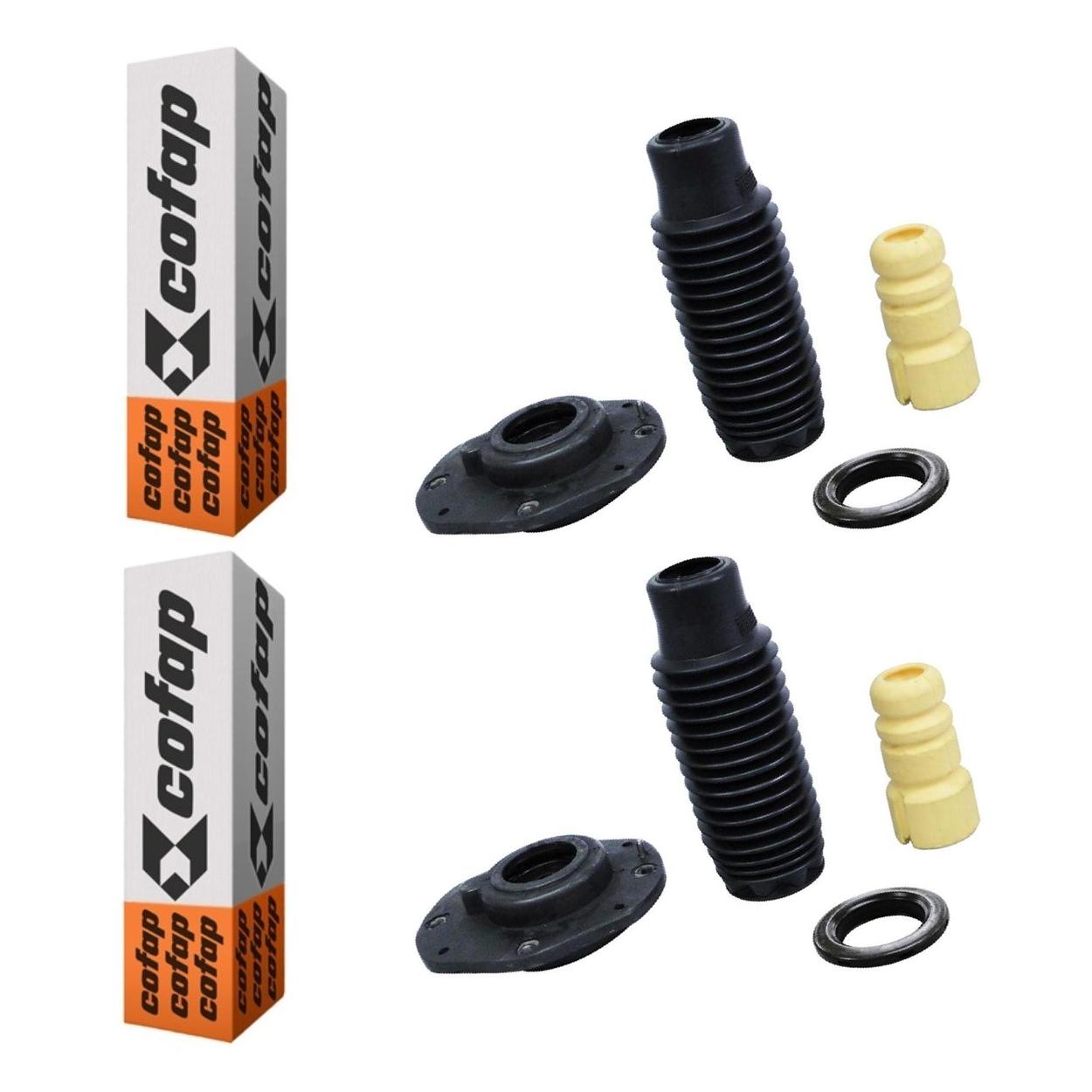 Par Kit do Amortecedor Rolamento Batente Coifa Coxim Dianteiro - Cofap - Tkc55100