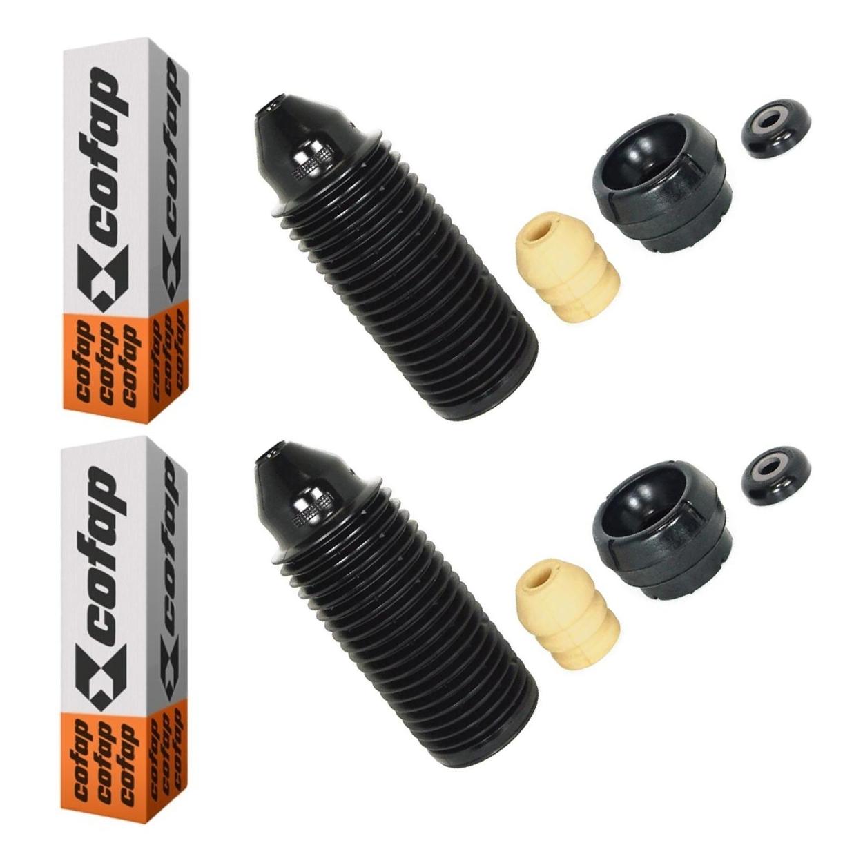 Par Kit do Amortecedor Rolamento Batente Coifa Coxim Dianteiro - Cofap - Tkc01105