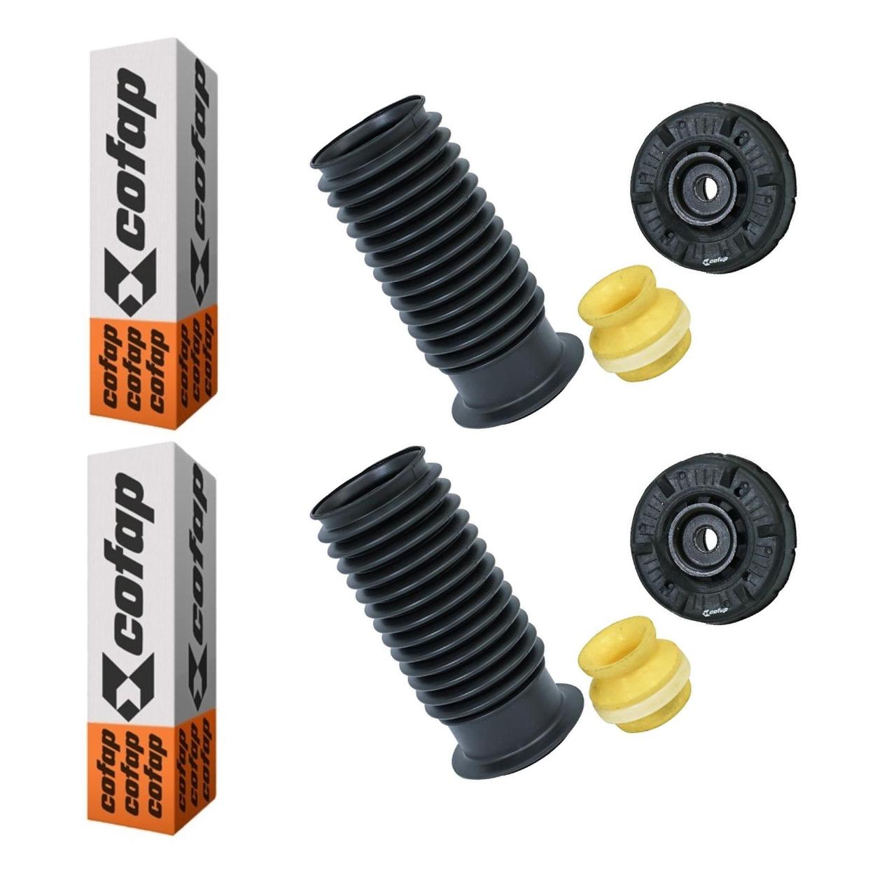 Par Kit do Amortecedor Rolamento Batente Coifa Coxim Dianteiro - Cofap - Tkc04115