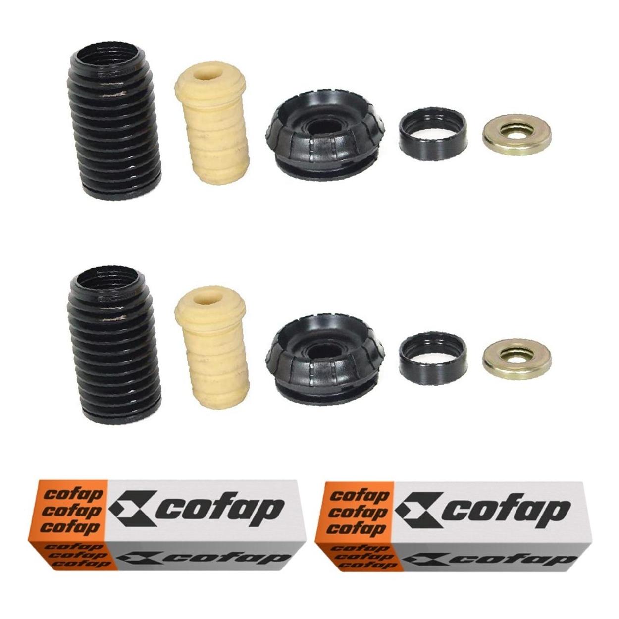 Par Kit do Amortecedor Rolamento Batente Coifa Coxim Dianteiro - Cofap - Tkc18102
