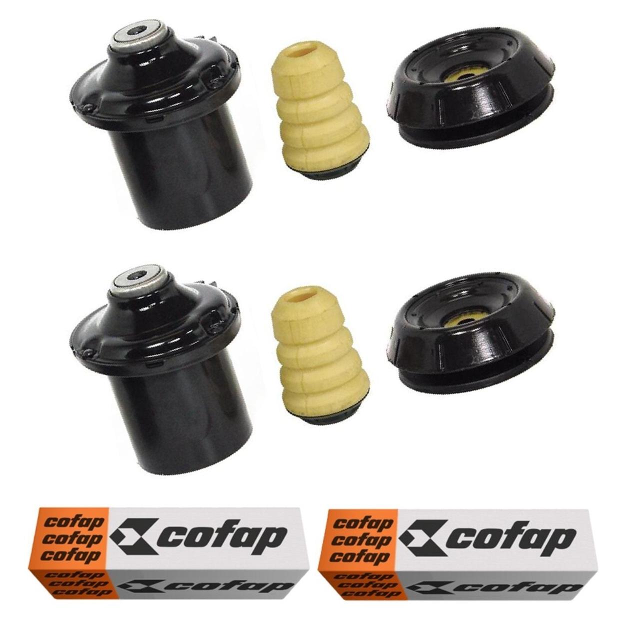 Par Kit do Amortecedor Rolamento Batente Coifa Coxim Dianteiro - Cofap - Tkc04111