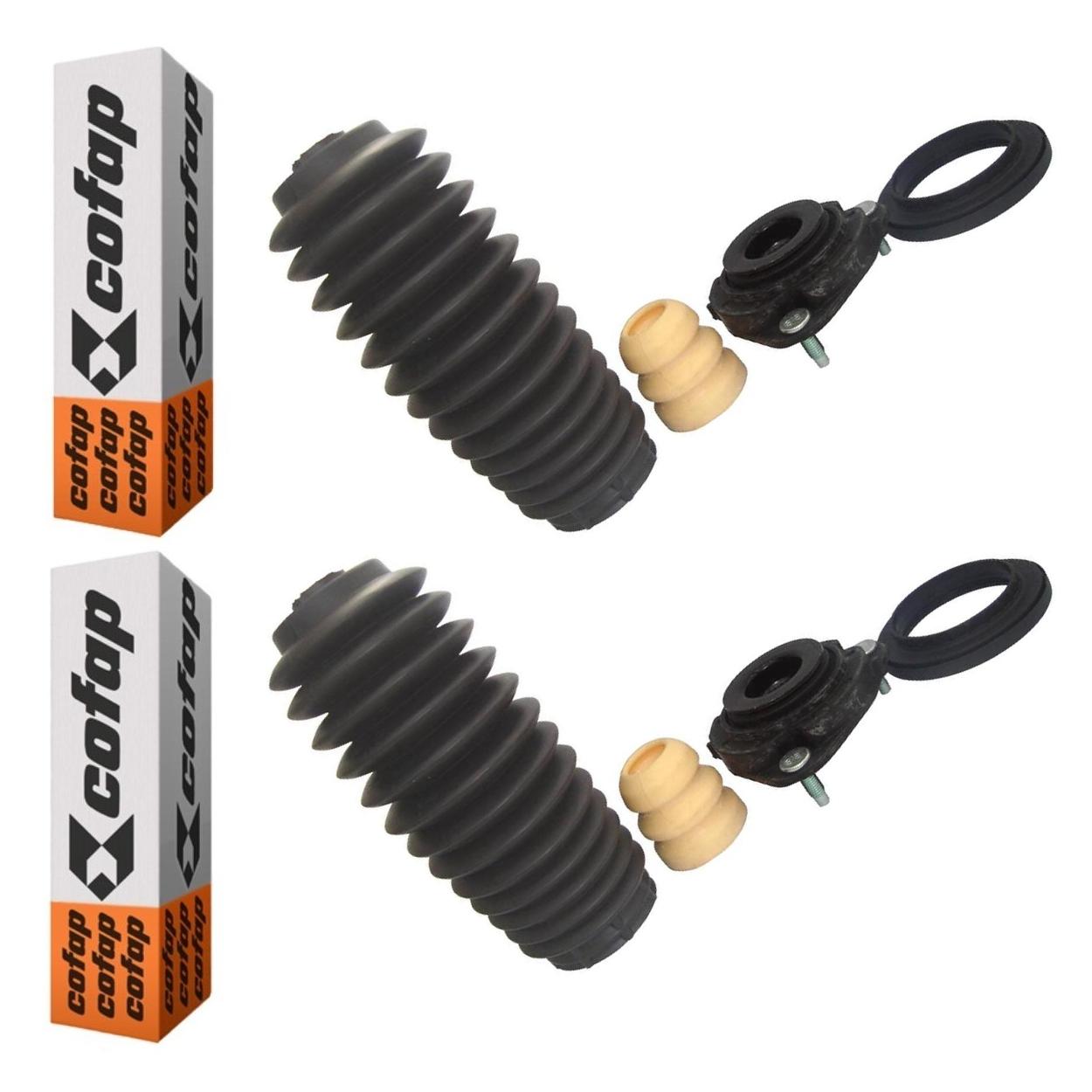 Par Kit do Amortecedor Rolamento Batente Coifa Coxim Dianteiro - Cofap - Tkc08106