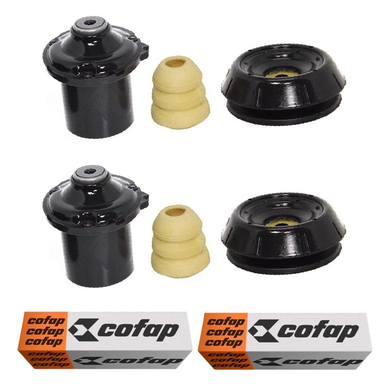 Par Kit do Amortecedor Rolamento Batente Coifa Coxim Dianteiro - Cofap - Tkc04110