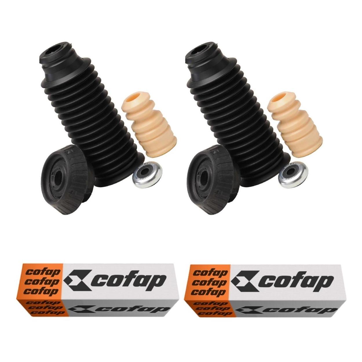 Par Kit do Amortecedor Rolamento Batente Coifa Coxim Dianteiro - Cofap - Tkc10101