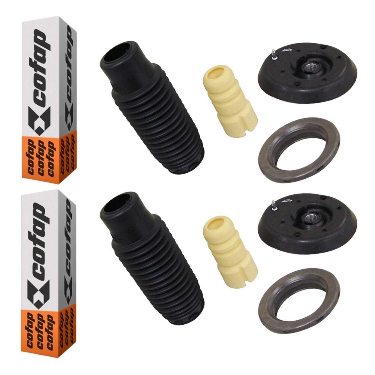 Par Kit do Amortecedor Rolamento Batente Coifa Coxim Dianteiro - Cofap - Tkc17110