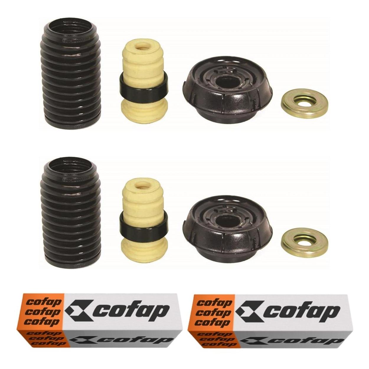 Par Kit do Amortecedor Batente Coifa Coxim Rolamento Dianteiro - Cofap - Tkc18101