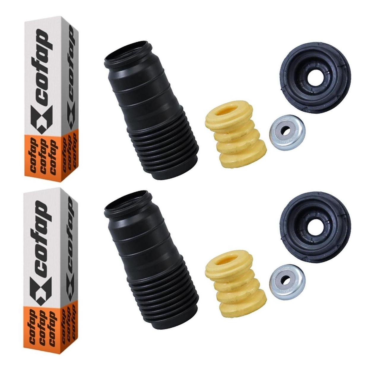Par Kit do Amortecedor Rolamento Batente Coifa Coxim Dianteiro - Cofap - Tkc29001