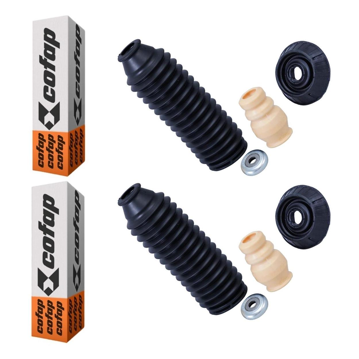 Par Kit do Amortecedor Rolamento Batente Coifa Coxim Dianteiro - Cofap - Tkc10109