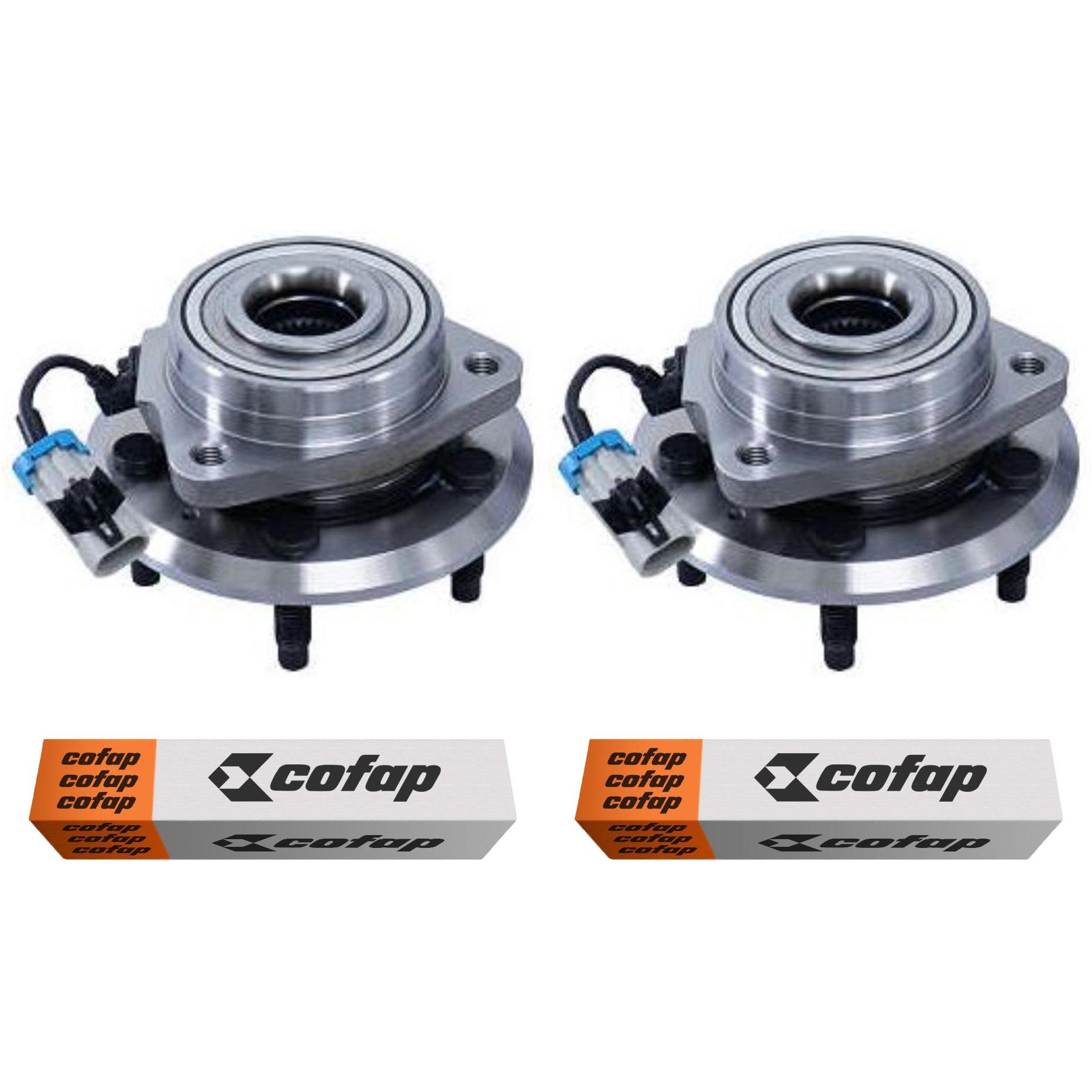Par Cubo Roda Dianteiro Com Rolamento Com Sensor Com Abs - Cofap - Crc04016