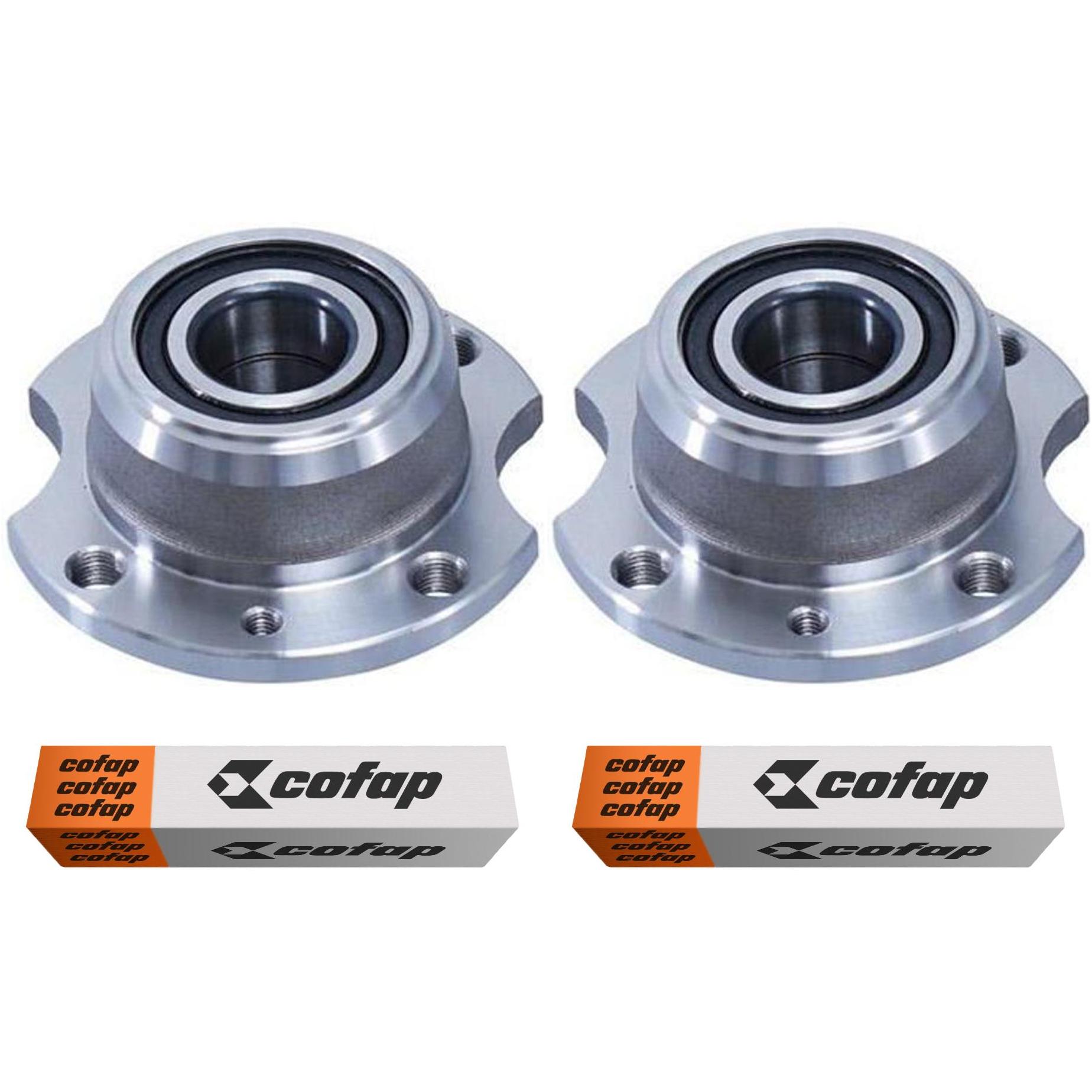 Par Cubo Roda Traseiro 4 Furos Com Rolamento - Cofap - Crc03001
