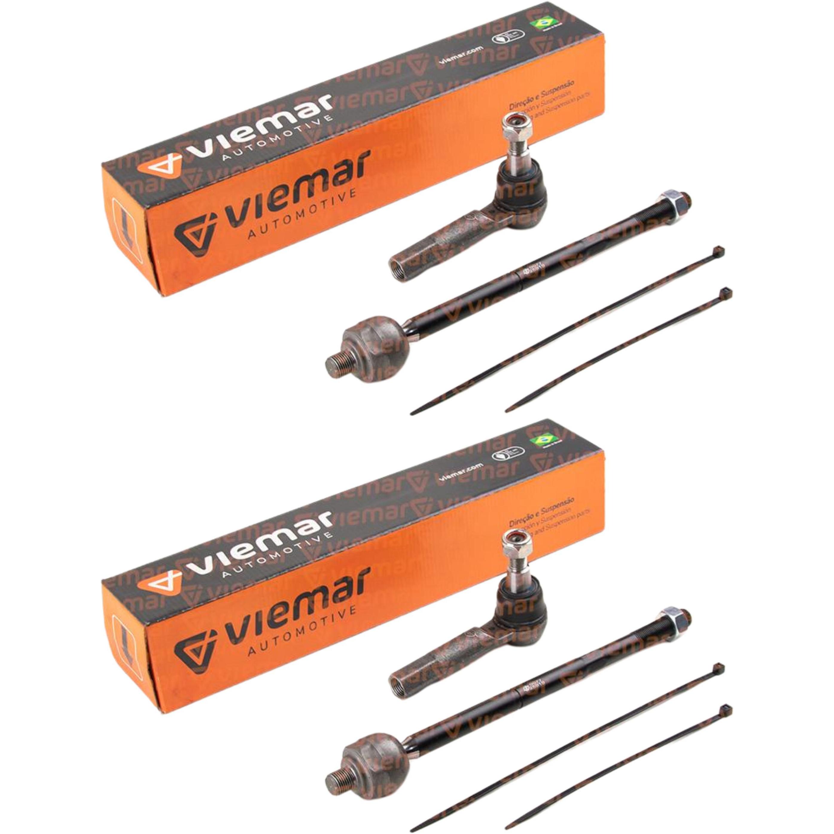 Par de Terminais de Direção e Axial - Viemar - 750015