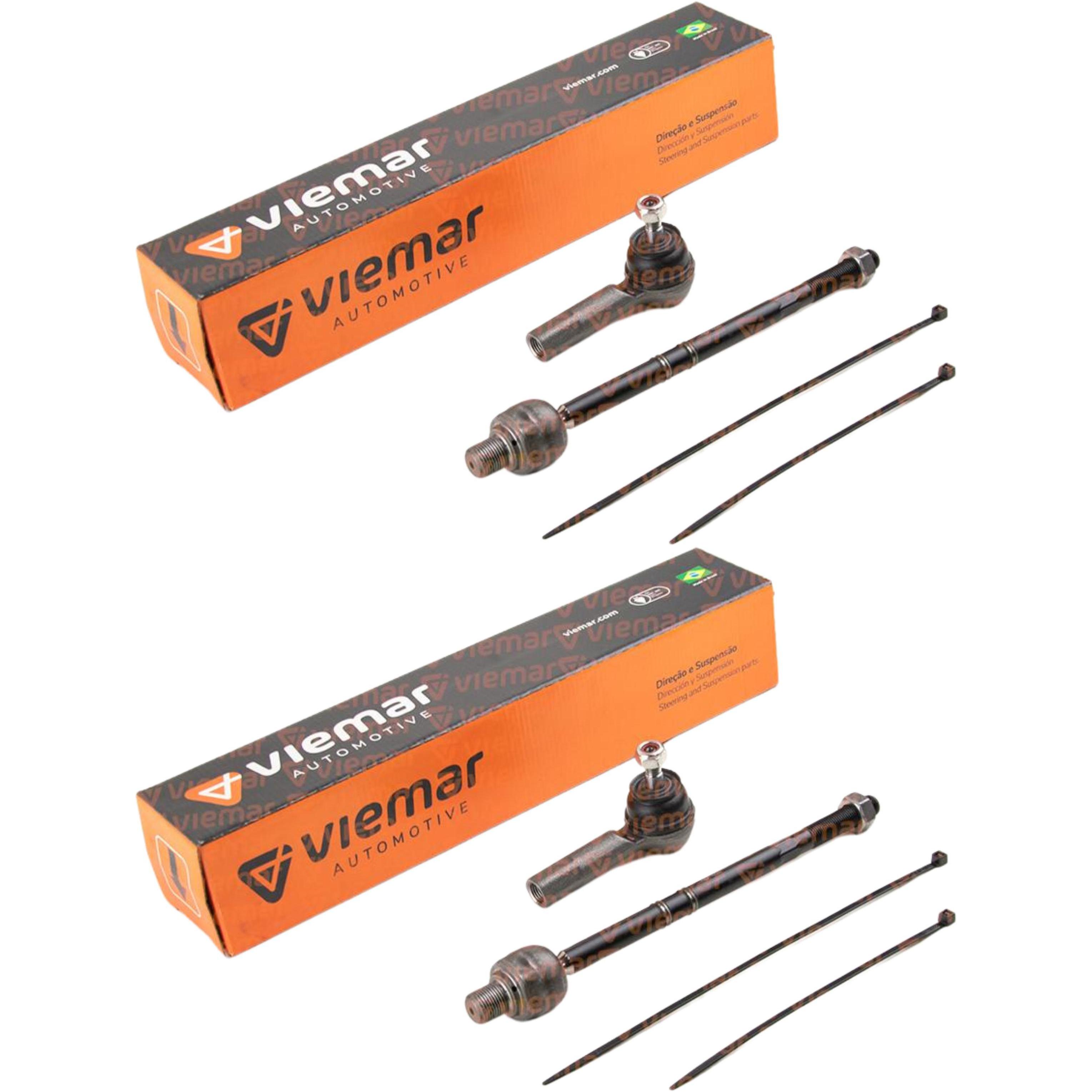 Par de Terminais de Direção e Axial - Viemar - 750117