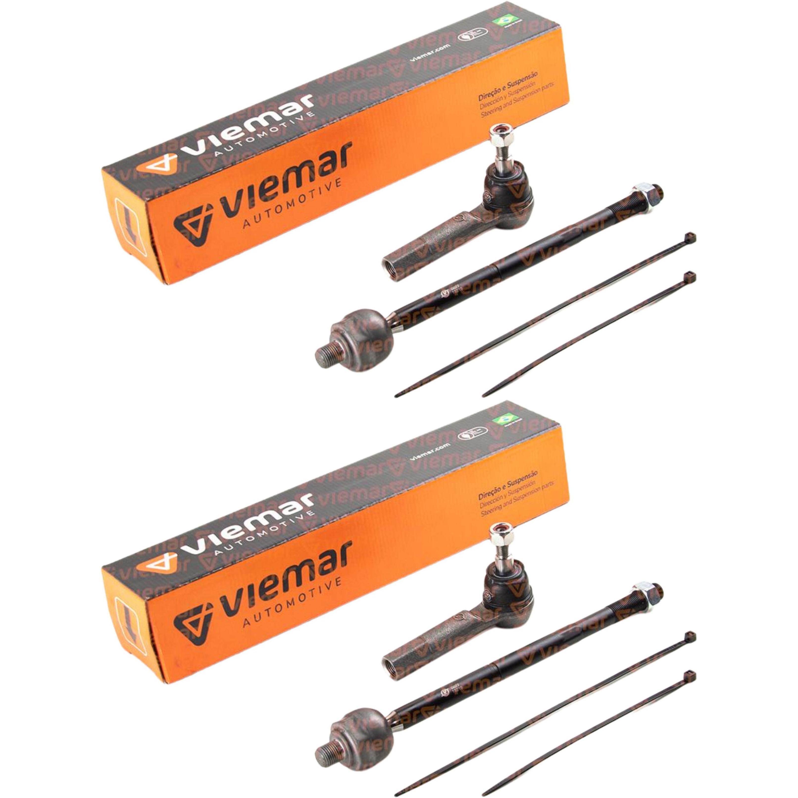 Par de Terminais de Direção e Axial - Viemar - 750013