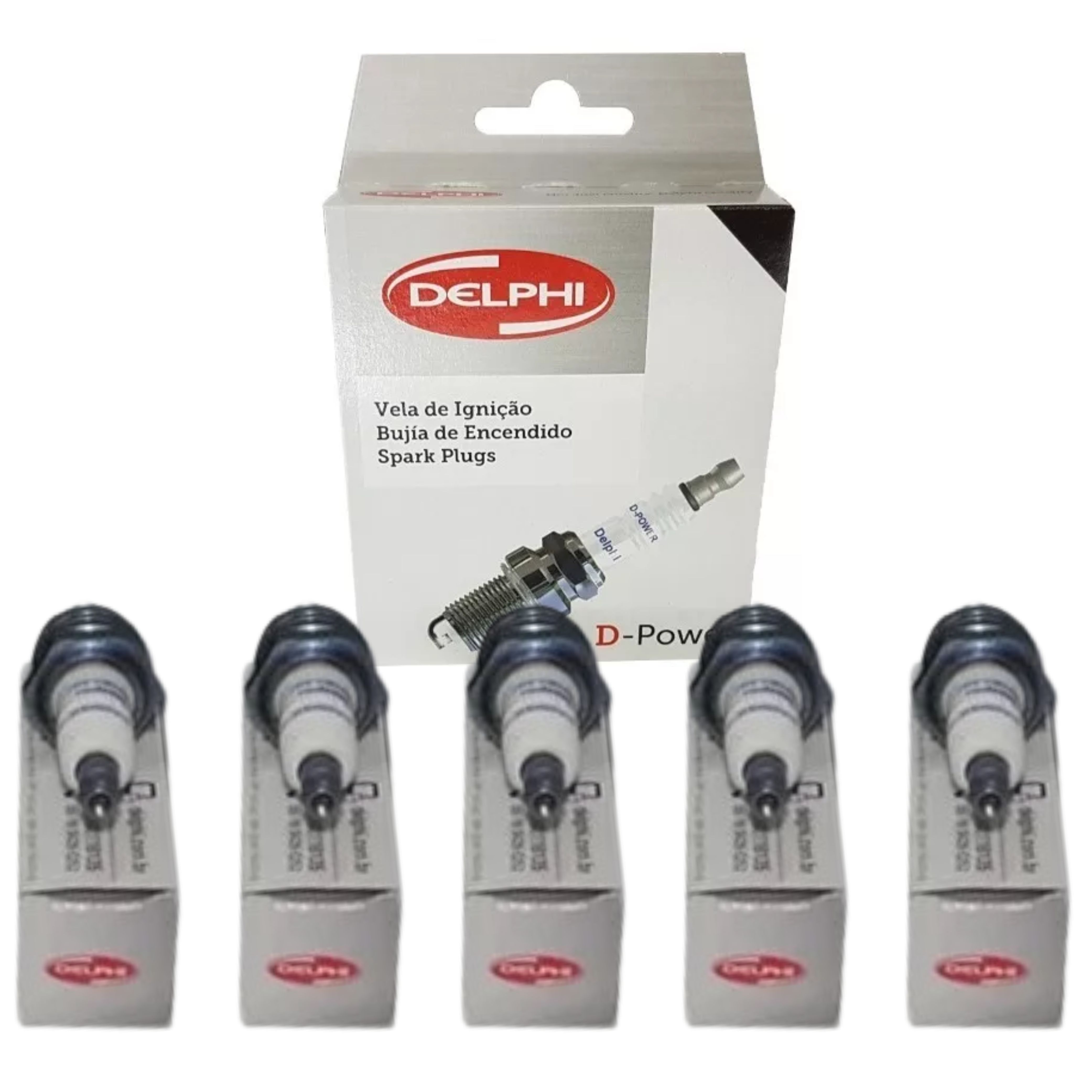 Jogo 5 Velas de Ignição D-Power - Delphi - XH70002