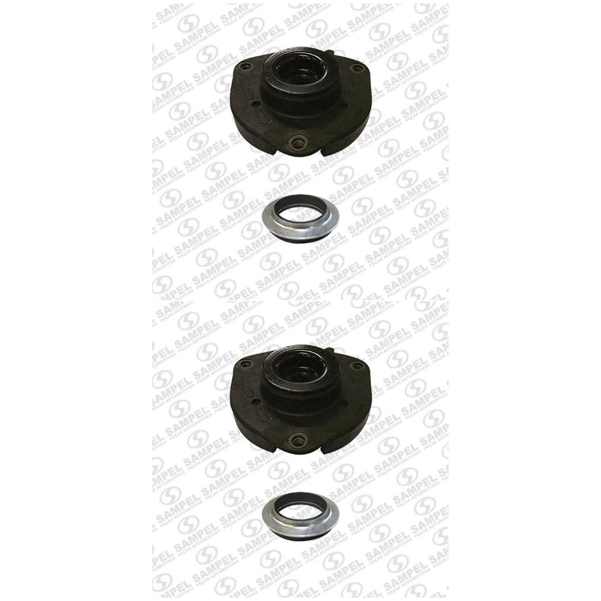 Par Suporte Do Amortecedor Dianteiro - Com Rolamento - Sampel - 4951B
