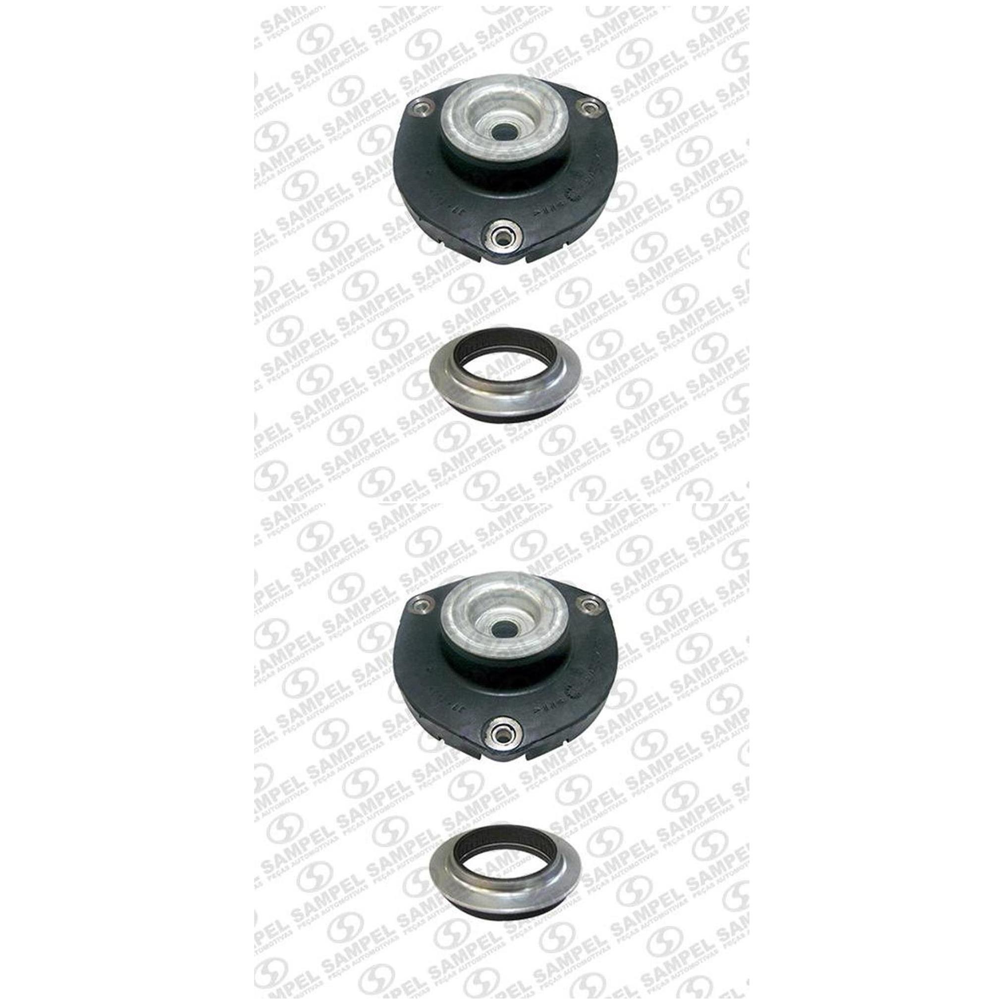 Par Suporte Do Amortecedor Dianteiro - Com Rolamento - Sampel - 4950B