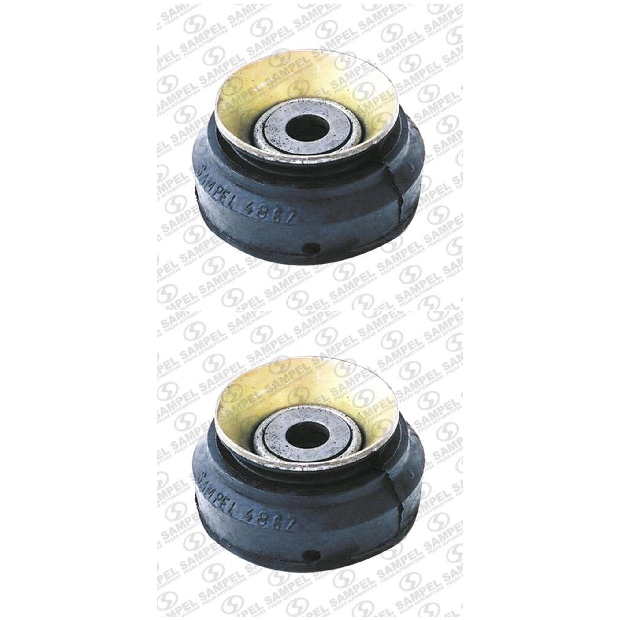 Par Suporte Do Amortecedor Dianteiro - Com Rolamento - Sampel - 4867B
